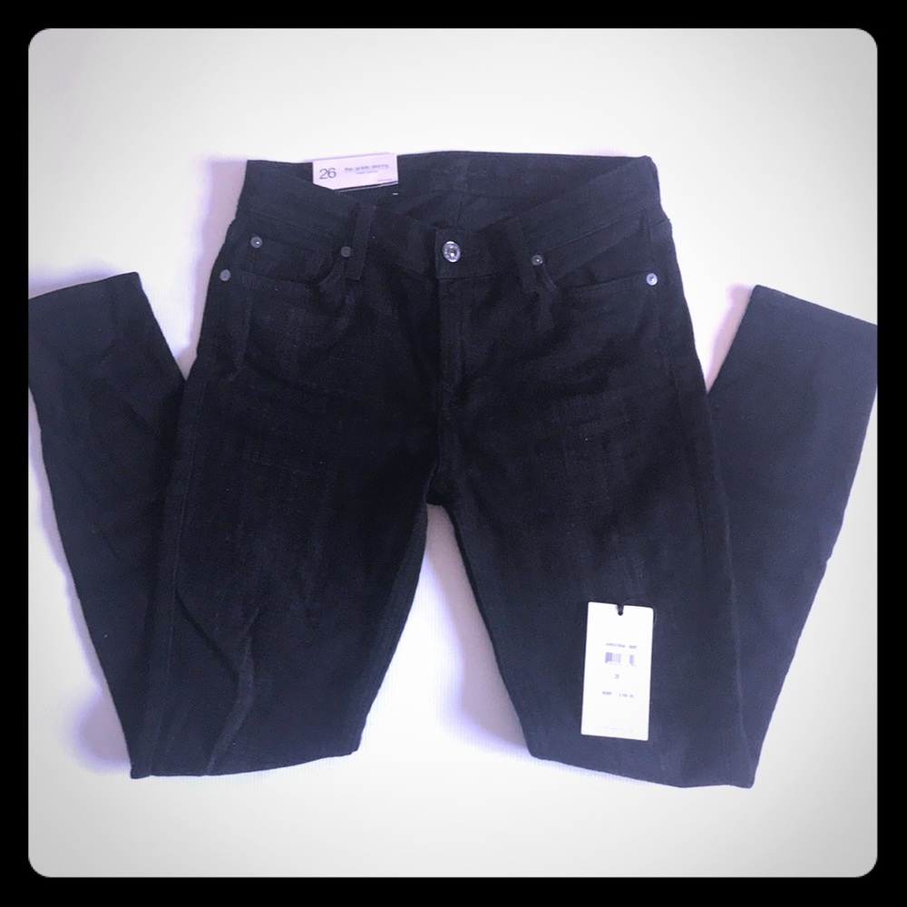 Seven for all Mankind black skinny jeans 26